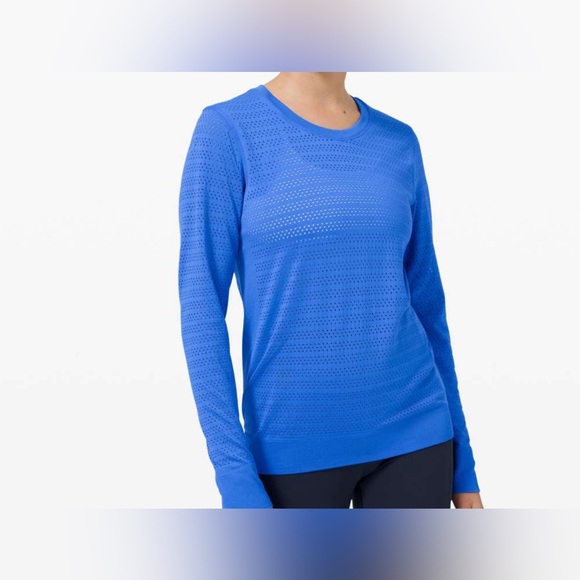 lululemon athletica Tops - Lululemon blue long sleeve shirt